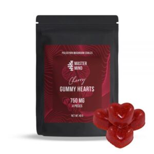 Buy Master Mind – Cherry Gummy Hearts – (750mg each) in California