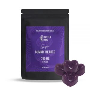 Buy Master Mind-Grape Gummy Hearts -(750mg each) Online in California