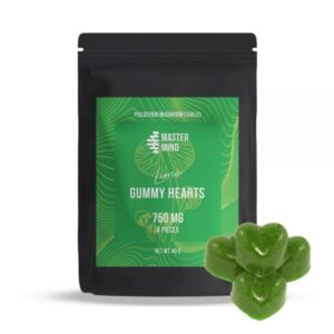 Master Mind – Lime Gummy Hearts – (750mg each)
