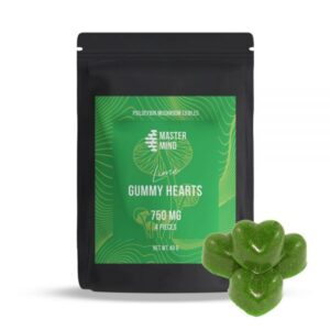 Master Mind – Lime Gummy Hearts (750mg each)